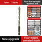 🔥Offerta imperdibile 2026🔥 Kit di punte da trapano eccentriche dentellate a 4 scanalature ad alta resistenza - Durevoli e versatili per tutti i progetti fai da te