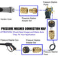 Set adattatori per idropulitrice M22 per connessione rapida