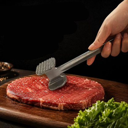 Mallet bifacciale all-in-one per battere la carne