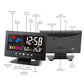 🔥Monitor digitale LED per temperatura e umidità, previsioni meteo, sveglia da tavolo LED
