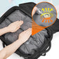 Zaino impermeabile a grande capacità con sistema airbag