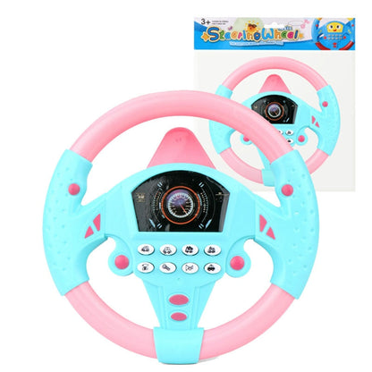 Volante Giocattolo Luminoso: Divertimento alla Guida per l'Apprendimento Precoce di Bimbi e Bimbe!