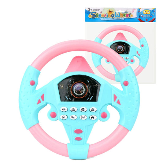 Volante Giocattolo Luminoso: Divertimento alla Guida per l'Apprendimento Precoce di Bimbi e Bimbe!