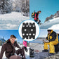 🧤 Sconto del 50% Oggi! ✨ Ramponcini Antiscivolo a 5 Punte per Scarpe – Gomma Flessibile TPE con Chiodi in Acciaio per Ghiaccio, Neve e Trekking ❄️🥾