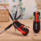 🔧 Cacciavite Multifunzione 8-in-1 Pieghevole con Torcia LED | 8 Punte Integrate e Mini Cacciavite di Precisione | Utensile Portatile Tascabile per Casa, Auto e Fai da Te 💡🛠️