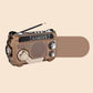 📻 Radio Solare Portatile Vintage a Manovella con Torcia ✨ | Connessione Bluetooth, USB e Ricarica Solare 🔦 | Per Emergenze, Campeggio e Casa | 4 Colori