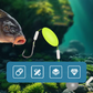 🎣⚡ Montaggio a doppio amo rovesciato per il fondo! La versione aggiornata aumenta la percentuale di abboccata del 50% – addio agli incagli! 🎣