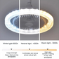 🍃Ventilatore da soffitto E27 girevole a 360° con telecomando