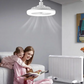 🍃Ventilatore da soffitto E27 girevole a 360° con telecomando