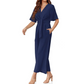 👖 SCONTO DEL 50% A TEMPO LIMITATO! 💃 Tuta Elegante da Donna: Scollo a V, Gamba Larga e Cintura in Vita – Silhouette Valorizzante, Versatile, Comfort per Tutta la Giornata 🌸