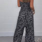 💖Sconto del 50%💖 Elegante tuta intera da donna dalla vestibilità morbida con stampa leopardata
