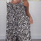 💖Sconto del 50%💖 Elegante tuta intera da donna dalla vestibilità morbida con stampa leopardata