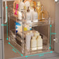⏳Offerta a tempo limitato⏰ Organizzatore estraibile multifunzione per il sottolavabo del bagno – Estensibile, compatibile con la presenza di tubature, contenitore trasparente ✨