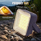 Lampada da campeggio solare, portatile e impermeabile