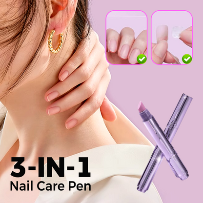💅 ACQUISTA 1 OTTIENI 1 GRATIS! ✨ PENNA 3-IN-1 PER UNGHIE - Taglia Cuticole e Lucida, Design Compatto per l'Uso in Viaggio, Nuova Versione 2025 🌟👀