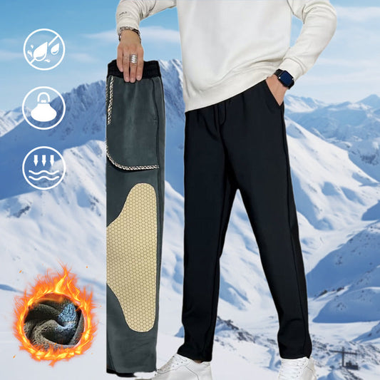Pantaloni della tuta invernali caldi e impermeabili con coulisse