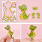 🔥Offerte speciali-🦋Puzzle 3D educativo con personaggi dei cartoni animati