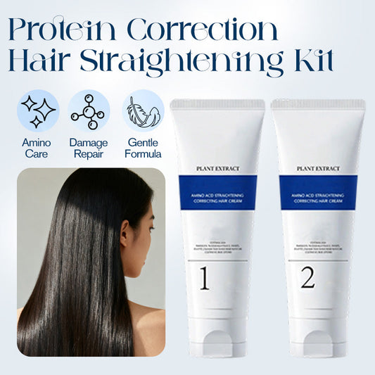 Kit lisciante per capelli con correzione proteica