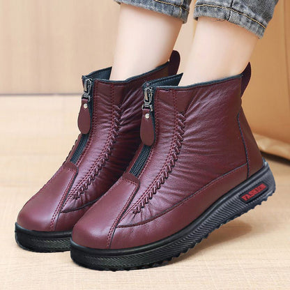 👢 SCONTO DEL 50% PER UN PERIODO LIMITATO! ✨ Stivaletti invernali da donna - Termici e resistenti all'acqua con cerniera laterale per indossarli e toglierli facilmente ❄️🛍️