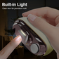 Tagliaunghie elettrico sicuro 2 in 1 ✨💅💡 Taglio e levigatura combinati, gestisce facilmente unghie spesse e dure, sistema i bordi irregolari per una finitura pulita, luce LED garantisce precisione durante la cura delle unghie.