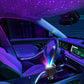 Caricabatteria da auto con luce ambientale Purple Star Top da 120 W con cavo retrattile