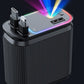 Caricabatteria da auto con luce ambientale Purple Star Top da 120 W con cavo retrattile