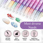 Set di Penne per Decorazione Unghie - 12 Colori