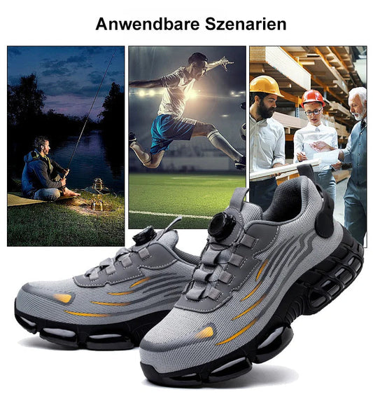 🔥GRANDE SALDO 50% DI SCONTO🔥Scarpe da lavoro antinfortunistiche con bottoni rotanti