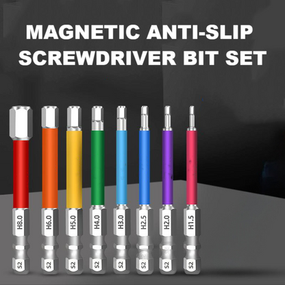 Set di punte per cacciavite magnetiche antiscivolo