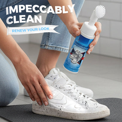 🧼 Detergente in schiuma portatile per sneakers con spazzola integrata