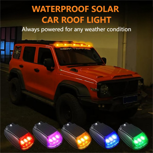 🎄Christmas Sale 50% OFF🔥Waterproof Solar Car Roof Light with Remote