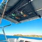 🚤Sconto del 50% subito! Rete portaoggetti a soffitto in rete, borsa regolabile per tetto auto, organizer a più scomparti per SUV, furgoni, 4x4, barche e tende da tetto; ideale per attrezzatura da pesca e articoli per attività all'aperto.