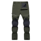 Pantaloni da trekking tattici da uomo con tasche con cerniera