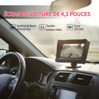 📢📢50% di sconto! 🚗✨ Display Auto 4,3" HD – Doppio Ingresso Video, Compatibile con Auto/Furgoni/Camion 💻