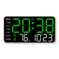 📢SCONTO DEL 50%! ORA!!!🔥Orologio da parete digitale LED decorativo multifunzionale, l'orologio digitale senza limiti per la moderna casa norvegese