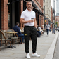 👖50% DI SCONTO🏃 Pantaloni da lavoro in felpa | Cintura con coulisse · Poliestere resistente · Gamba affusolata · Tasche multiple