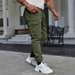 👖50% DI SCONTO🏃 Pantaloni da lavoro in felpa | Cintura con coulisse · Poliestere resistente · Gamba affusolata · Tasche multiple