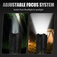 Torcia LED ricaricabile P50 con zoom regolabile