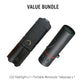 Torcia LED ricaricabile P50 con zoom regolabile