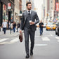 👔 ORA CON IL 60% DI SCONTO! 🕴️ Completo da uomo slim fit 3 pezzi: vestibilità su misura, tessuto di alta qualità e perfetto per le occasioni formali 🤵