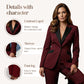 Completo formale moderno con pantaloni a gamba dritta