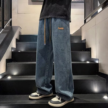 📢📢50% DI SCONTO!!!⏰Jeans casual da uomo dal taglio ampio e comod