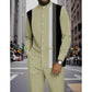 Set Uomo Camicia a Righe e Pantaloni 2 Pezzi