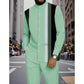 Set Uomo Camicia a Righe e Pantaloni 2 Pezzi