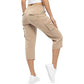👖 SCONTO del 50% a tempo limitato! ✨ Capri Cargo da donna leggeri – 6 tasche, vita con coulisse, traspiranti 🌿