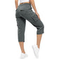 👖 SCONTO del 50% a tempo limitato! ✨ Capri Cargo da donna leggeri – 6 tasche, vita con coulisse, traspiranti 🌿