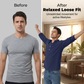 Maglietta Henley casual da uomo