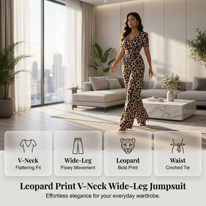 💎 50% DI SCONTO SULLA TUTINA MACULATA! 💎 Scollo a V, gamba ampia e punto vita definito: un capo unico! ✨