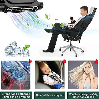 Ventilatore USB da poggiatesta per auto a 3 velocità