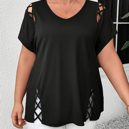 Top da donna con scollo a V